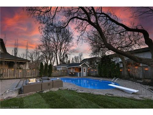458 Bellwood Avenue, Oakville, ON - Outdoor With In Ground Pool With Backyard