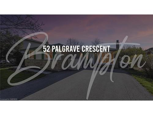 52 Palgrave Crescent, Brampton, ON - 