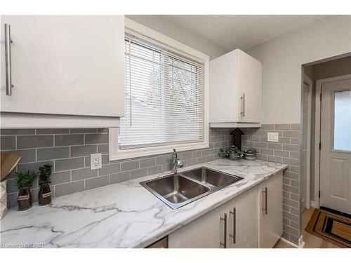 59 Allan Drive, St. Catharines, ON - Indoor Photo Showing Kitchen With Double Sink