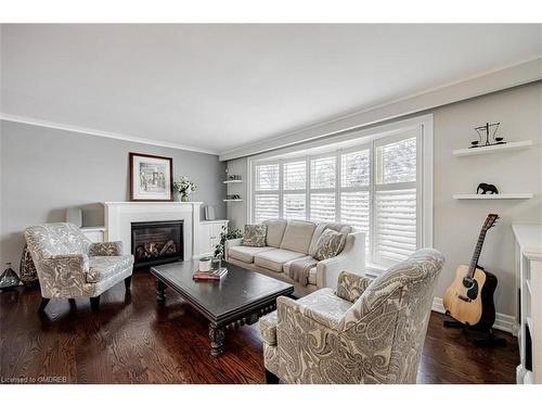 230 Weybourne Road, Oakville, ON - Indoor Photo Showing Living Room With Fireplace