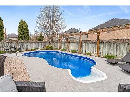 6 Treanor Crescent, Georgetown, ON - Outdoor With In Ground Pool With Deck Patio Veranda With Backyard