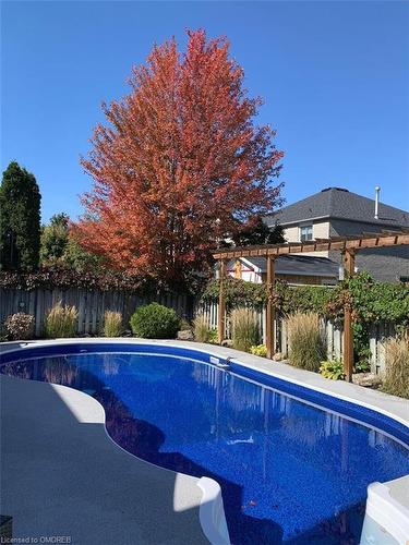6 Treanor Crescent, Georgetown, ON - Outdoor With In Ground Pool With Backyard