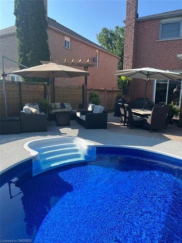 6 Treanor Crescent, Georgetown, ON - Outdoor With In Ground Pool With Deck Patio Veranda