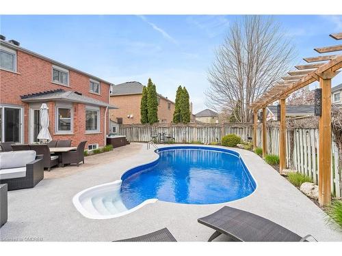 6 Treanor Crescent, Georgetown, ON - Outdoor With In Ground Pool With Deck Patio Veranda With Backyard With Exterior