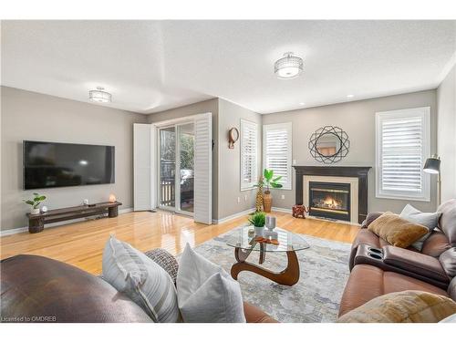 14 Arborglen Drive, Georgetown, ON - Indoor Photo Showing Living Room With Fireplace