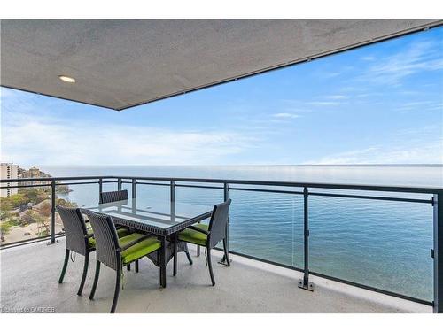 1504-2060 Lakeshore Road, Burlington, ON - Outdoor With Body Of Water With Balcony With View With Exterior