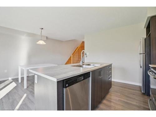 122 Crafter Crescent, Hamilton, ON - Indoor Photo Showing Kitchen With Double Sink