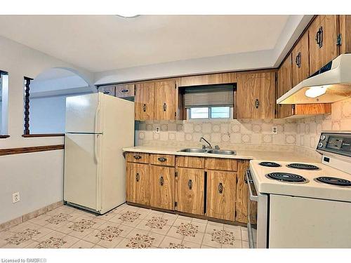 494 Barton Street E, Hamilton, ON - Indoor Photo Showing Kitchen With Double Sink