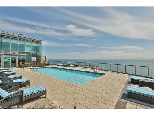 219-11 Bronte Road, Oakville, ON - Outdoor With In Ground Pool With View