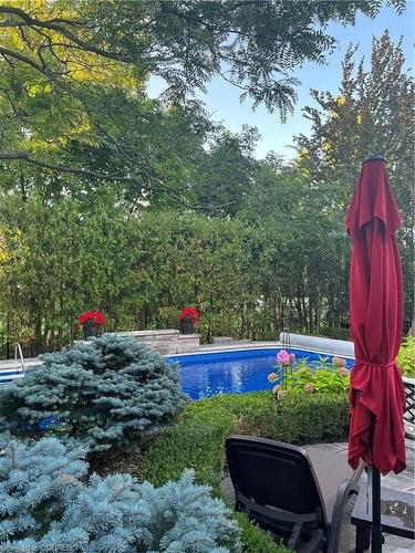 1377 Greeneagle Drive, Oakville, ON - Outdoor With In Ground Pool