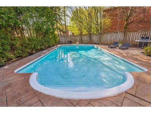 1292 Grainer Court, Oakville, ON - Outdoor With In Ground Pool With Backyard