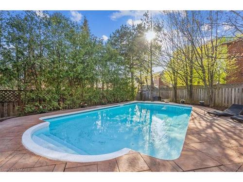 1292 Grainer Court, Oakville, ON - Outdoor With In Ground Pool With Backyard
