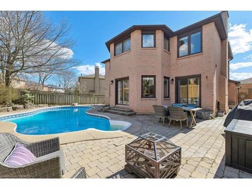 232 Nottingham Drive, Oakville, ON - Outdoor With In Ground Pool With Deck Patio Veranda With Exterior