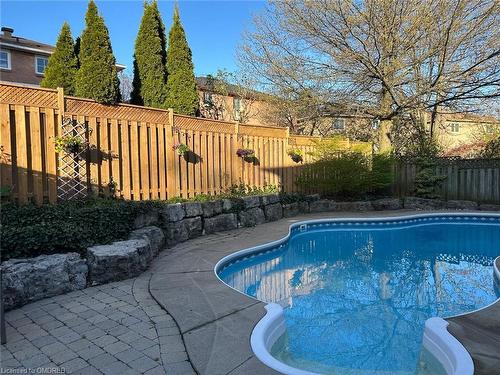 232 Nottingham Drive, Oakville, ON - Outdoor With In Ground Pool With Deck Patio Veranda With Backyard