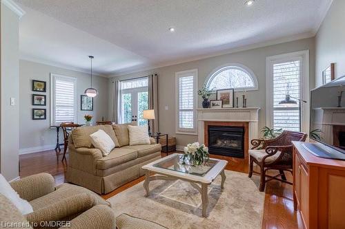 141 Creek Path Avenue, Oakville, ON - Indoor Photo Showing Living Room With Fireplace