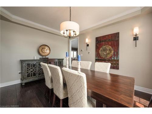 100 Chesswood Trail, Flamborough, ON - Indoor Photo Showing Living Room With Fireplace