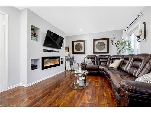 1595 Evans Terrace, Milton, ON - Indoor Photo Showing Living Room With Fireplace