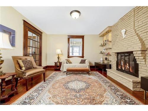 332 Woodward Avenue, Milton, ON - Indoor Photo Showing Living Room With Fireplace