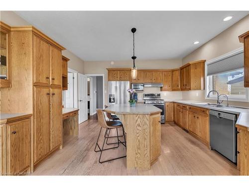 800 Watson Road S, Puslinch, ON - Indoor Photo Showing Kitchen With Double Sink