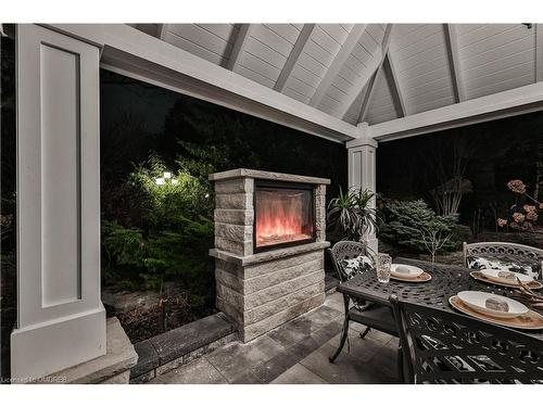 431 Fourth Line, Oakville, ON - Indoor With Fireplace
