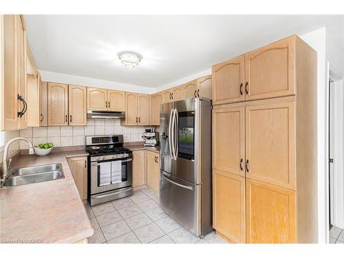 61 Lawnhurst Drive, Hamilton, ON - Indoor Photo Showing Kitchen With Double Sink