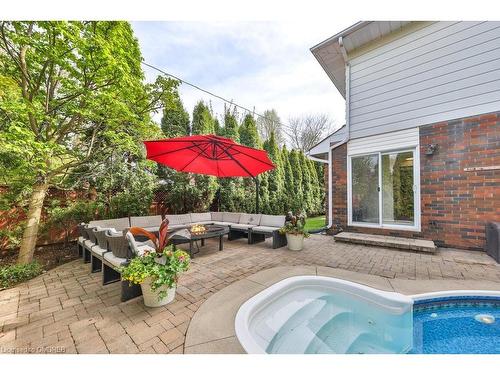 296 Lakeview Avenue, Burlington, ON - Outdoor With In Ground Pool With Backyard