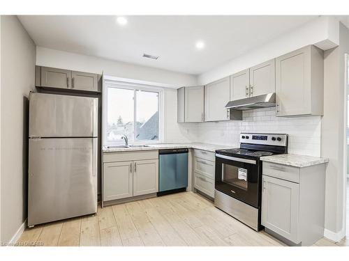 21 Philip Street, St. Catharines, ON - Indoor Photo Showing Kitchen With Stainless Steel Kitchen