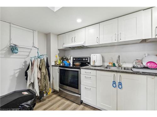 203 Commercial Street, Welland, ON - Indoor Photo Showing Kitchen With Double Sink