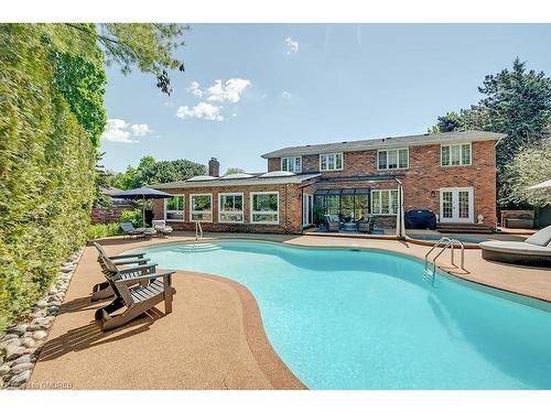 2241 Chancery Lane W, Oakville, ON - Outdoor With In Ground Pool With Backyard