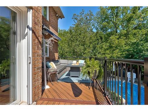 1522 Canada Court, Oakville, ON - Outdoor With In Ground Pool With Exterior