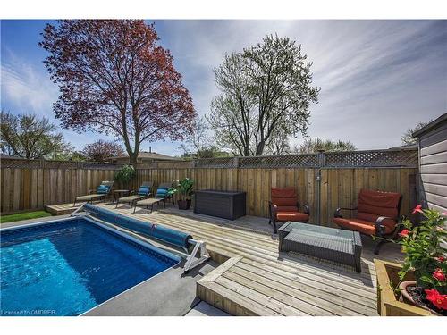 52 Farmington Drive, Brampton, ON - Outdoor With In Ground Pool With Deck Patio Veranda With Backyard