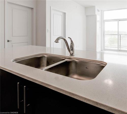 435-10 Mallard Trail, Hamilton, ON - Indoor Photo Showing Kitchen With Double Sink