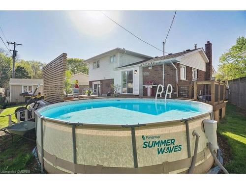 657 Geneva Park Drive, Burlington, ON - Outdoor With Above Ground Pool With Backyard With Exterior