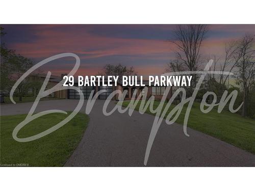 29 Bartley Bull Parkway, Brampton, ON - Outdoor With View