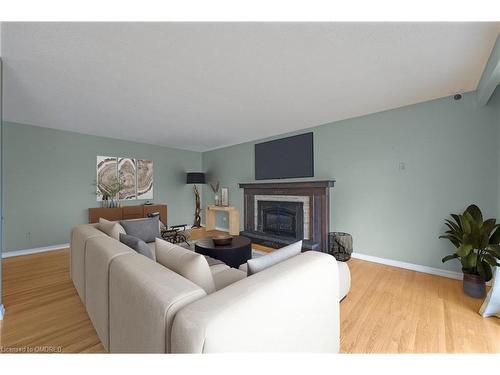 29 Bartley Bull Parkway, Brampton, ON - Indoor Photo Showing Living Room With Fireplace