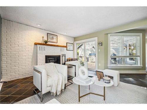 11485 First Line, Milton, ON - Indoor Photo Showing Living Room With Fireplace