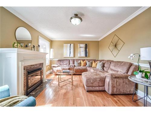 1348 Pilgrims Way, Oakville, ON - Indoor Photo Showing Living Room With Fireplace