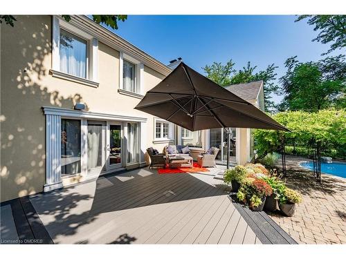 22 Arkendo Drive, Oakville, ON - Outdoor With In Ground Pool With Deck Patio Veranda With Exterior
