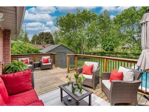 583 Taplow Crescent, Oakville, ON - Outdoor With Deck Patio Veranda With Exterior