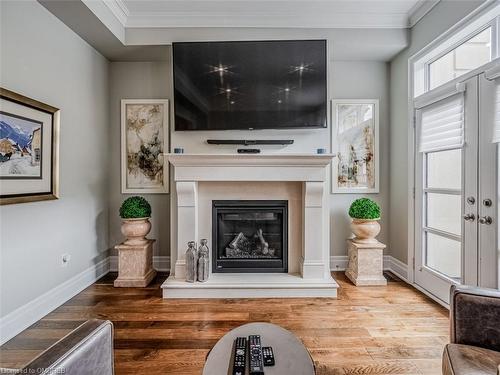 184 Dorval Drive, Oakville, ON - Indoor Photo Showing Living Room With Fireplace