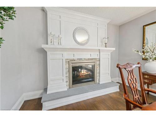 23 Hayleyvale Road, Caledon, ON - Indoor Photo Showing Living Room With Fireplace