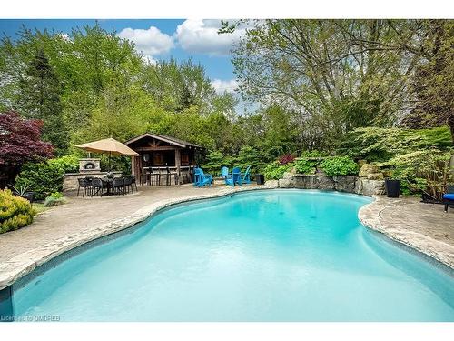 5112 Bayfield Crescent, Burlington, ON - Outdoor With In Ground Pool With Backyard