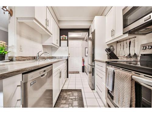 104-482 James Street N, Hamilton, ON - Indoor Photo Showing Kitchen With Double Sink