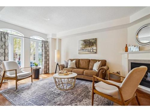 221 Gatwick Drive, Oakville, ON - Indoor Photo Showing Living Room With Fireplace