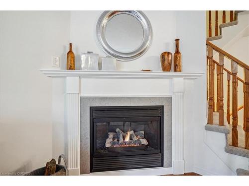 221 Gatwick Drive, Oakville, ON - Indoor Photo Showing Living Room With Fireplace