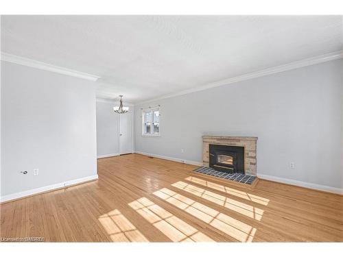 26 Crestview Avenue, Brampton, ON - Indoor Photo Showing Living Room With Fireplace