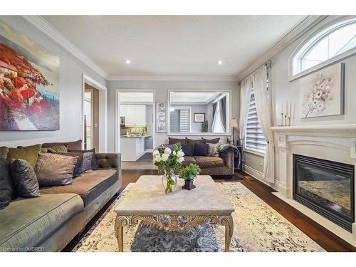 415 Vellore Park Avenue, Vaughan, ON - Indoor Photo Showing Living Room With Fireplace