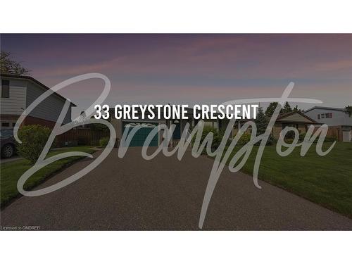 33 Greystone Crescent, Brampton, ON - 