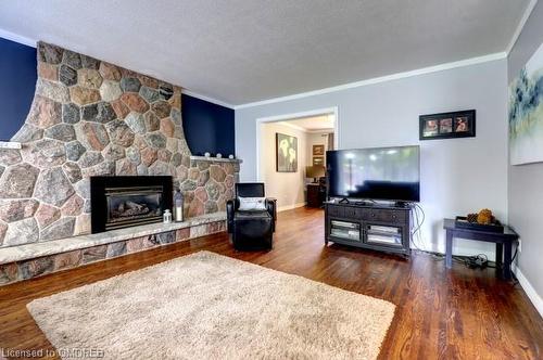 46 Bartley Bull Parkway, Brampton, ON - Indoor Photo Showing Living Room With Fireplace