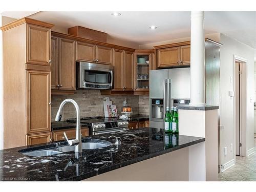 2245 Stokes Lane, Burlington, ON - Indoor Photo Showing Kitchen With Double Sink